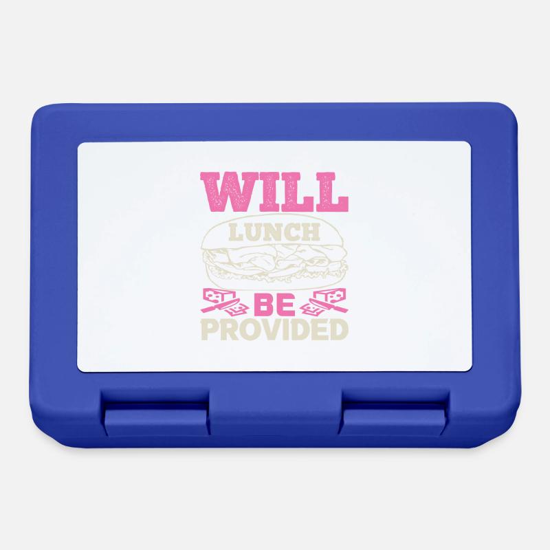WILL LUNCH BE PROVIDED DOG - Lunchbox - royal blue