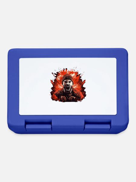 Dormund Ultras Stolz Ehre Tradition - Brotdose - Royalblau