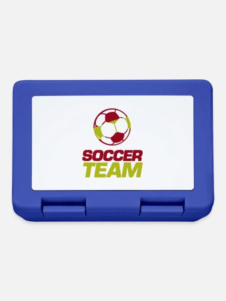 soccer team spain - Brotdose - Royalblau