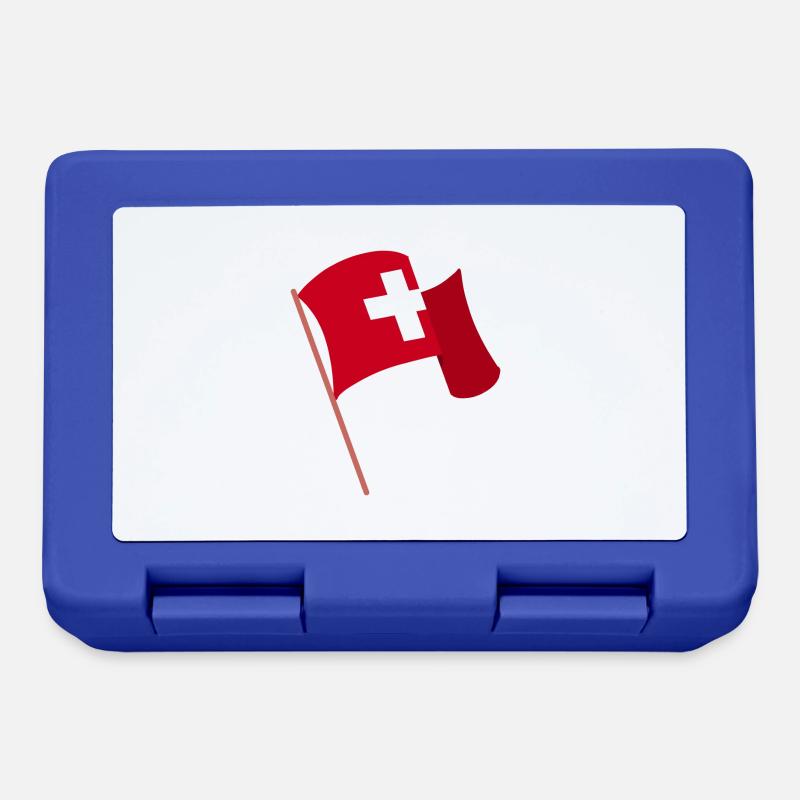 Schweiz Schweizer Schweizerdeutsch - Brotdose - Royalblau