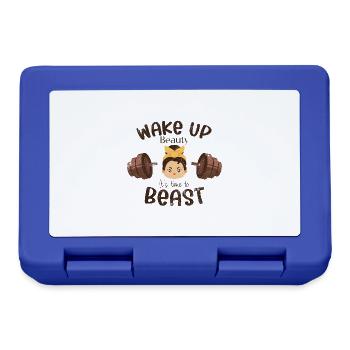 BIEST SPORT GYM FIT FITNESS BODY BUILDING MOTIFS - Lunchbox - royal blue - Front