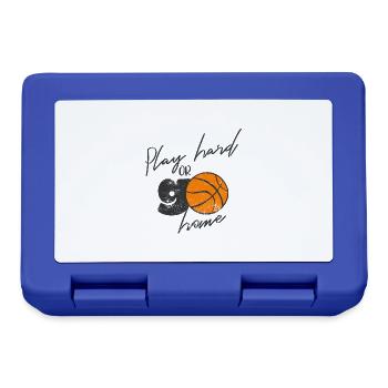 BASKETBALL PLAY HARD SLAM DUNK TEAM GO HOME MOTIV - Brotdose - Royalblau - Vorne