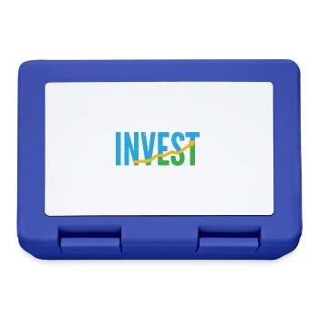 Investisseur d’investissement I Trading Eat Sleep Invest - Boîte à goûter - bleu royal - Devant