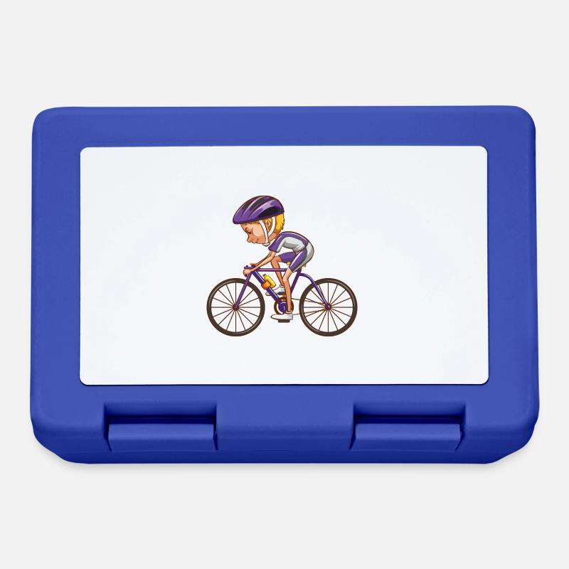 Fahrrad - Brotdose - Royalblau