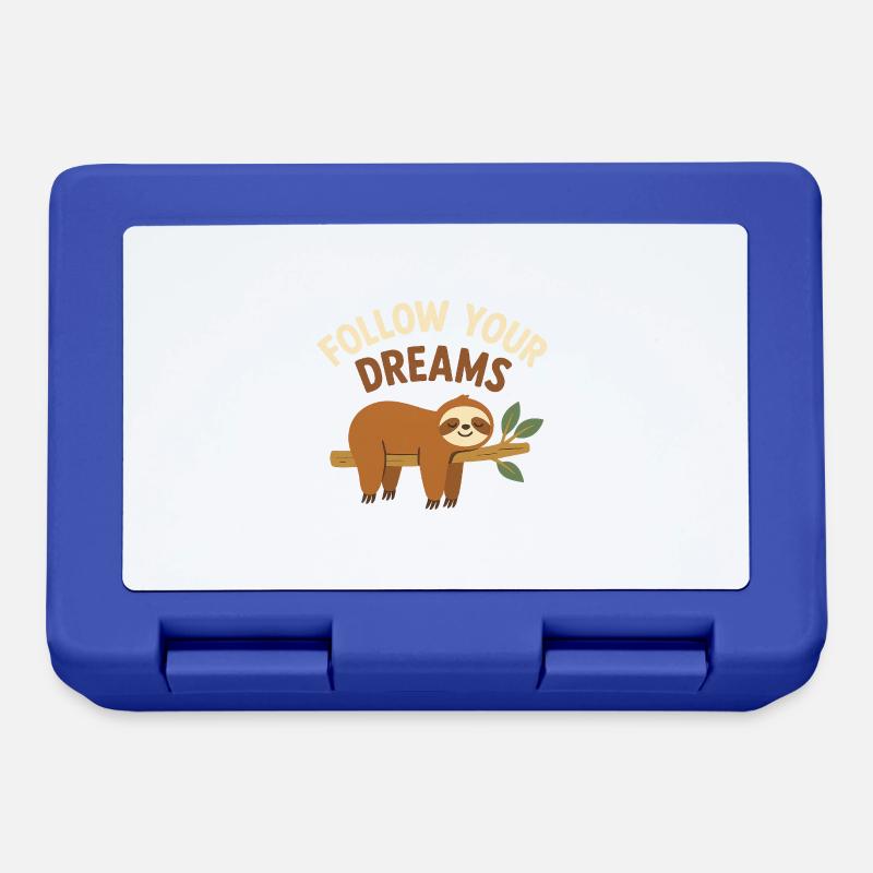 Chill Mode On – Sloth - Lunchbox - royal blue