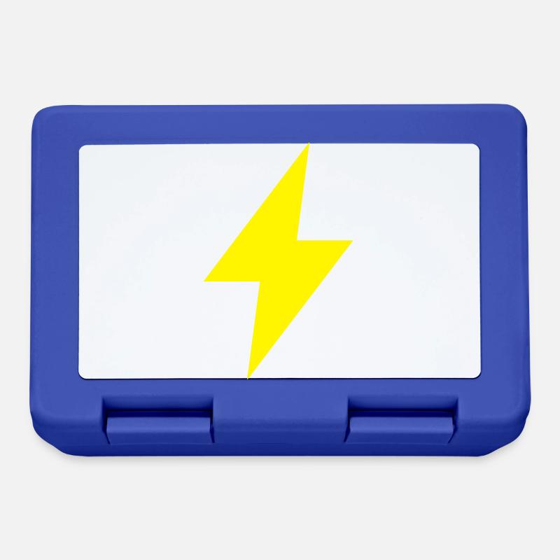 Blitz Symbol - Thunder - Flash - Brotdose - Royalblau