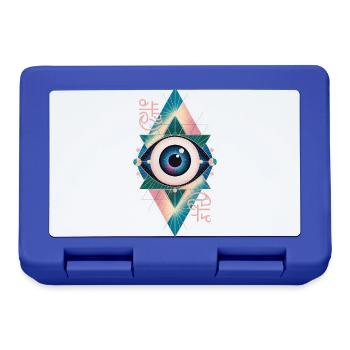 Magic Eye - Citation spirituelle étonnante - Boîte à goûter - bleu royal - Devant
