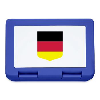 Deutschland - Brotdose - Royalblau - Vorne