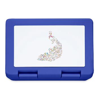 Pfau - Brotdose - Royalblau - Vorne