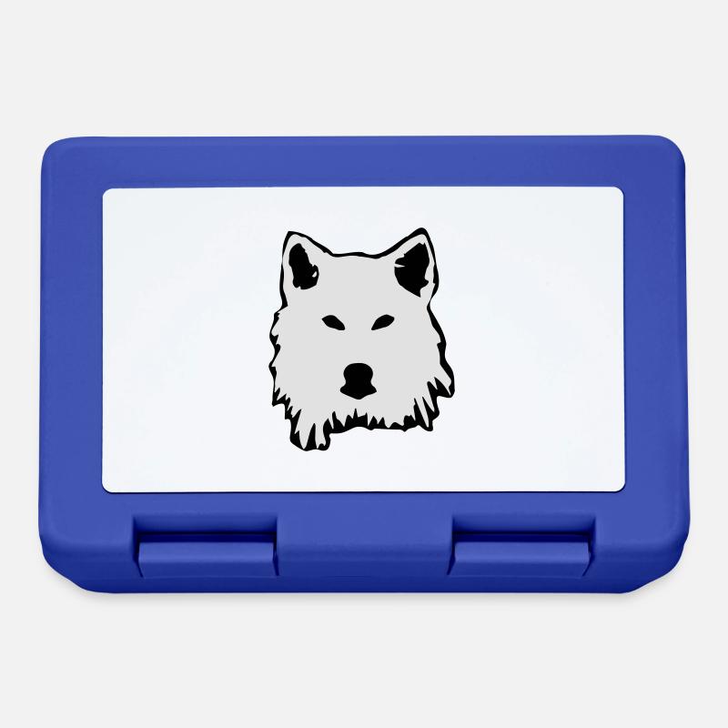 wolf - Brotdose - Royalblau