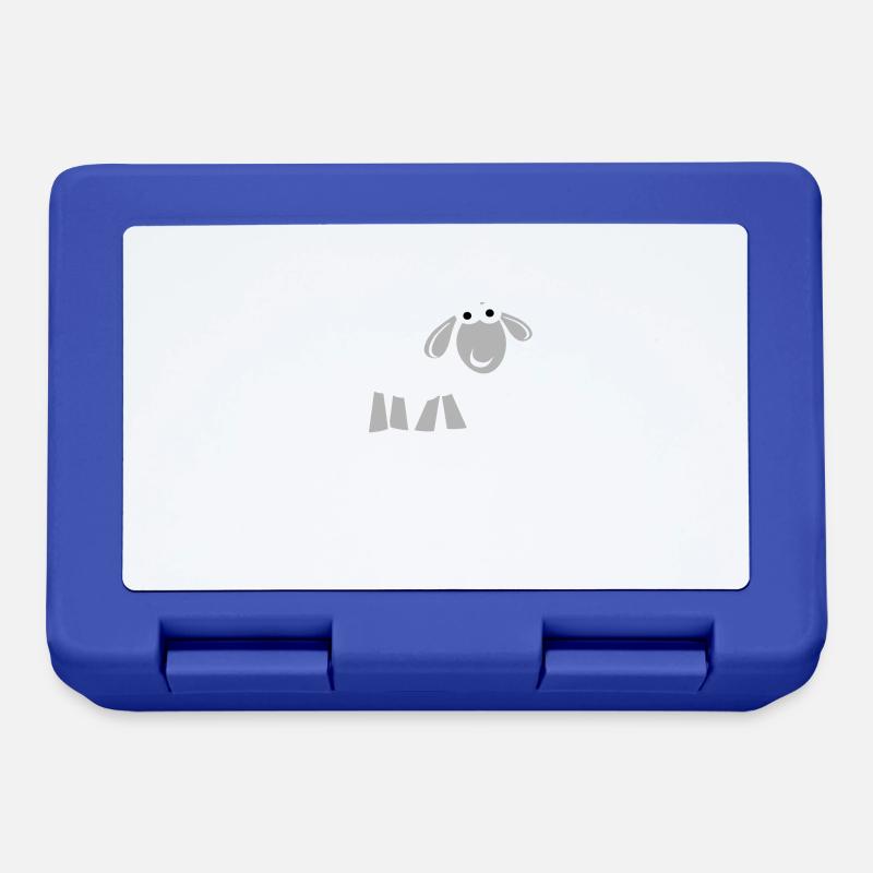 sheep - Lunchbox - royal blue