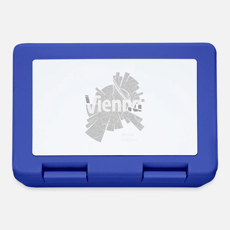 Vienna (Vienne) plan - Boîte à goûter - bleu royal