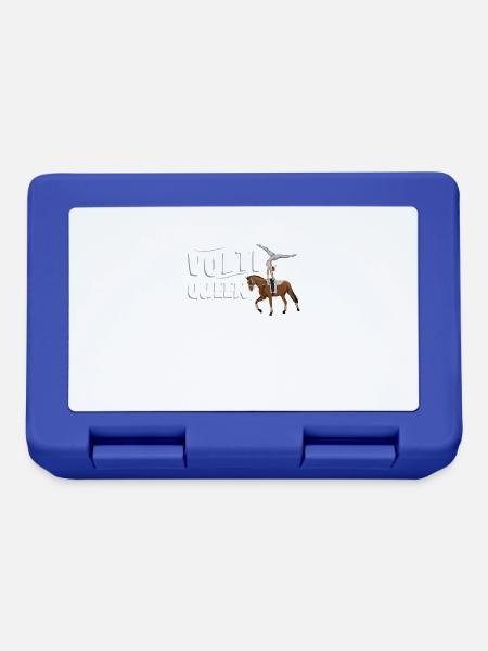 Voltigieren Frauen - Brotdose - Royalblau