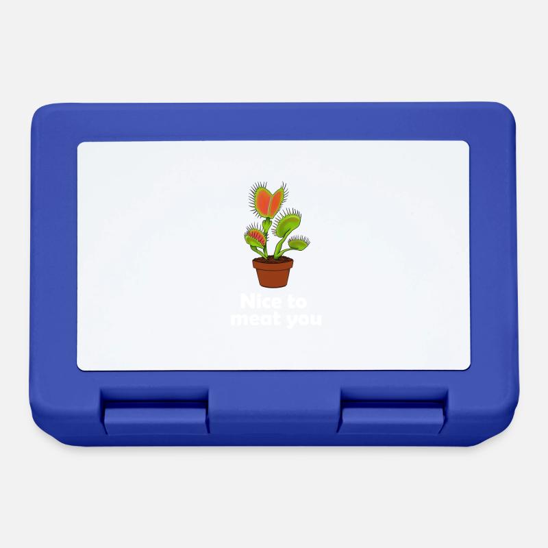 Venus flytrap carnivorous plant gift - Lunchbox - royal blue