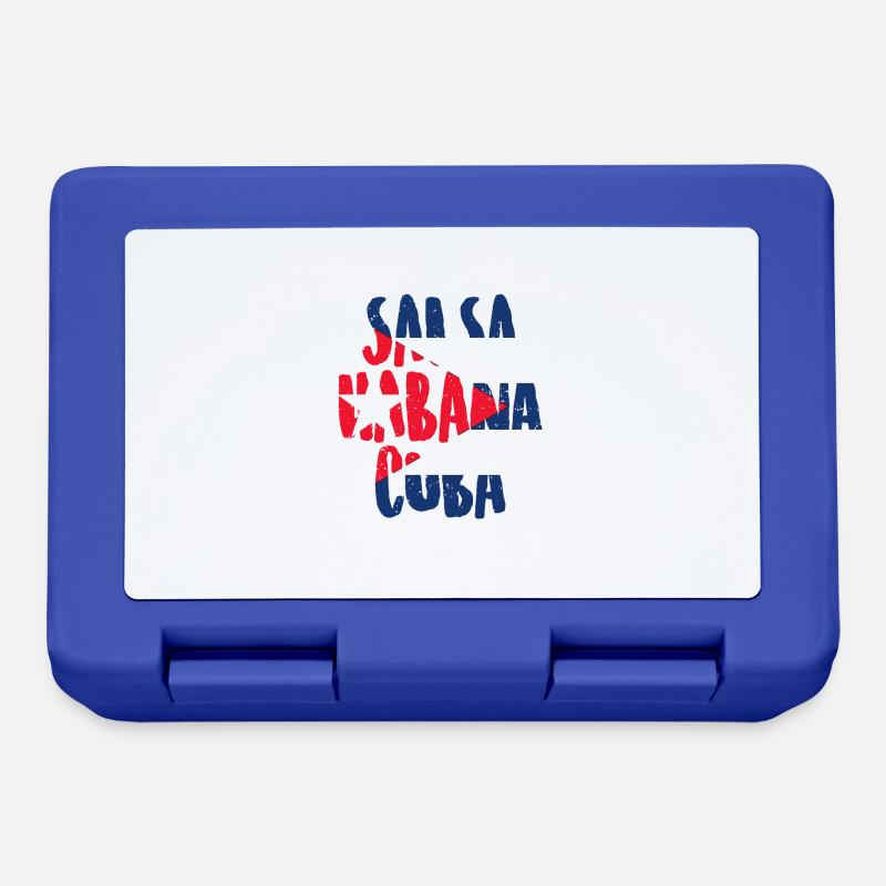 Salsa La Havane Cuba - Boîte à goûter - bleu royal