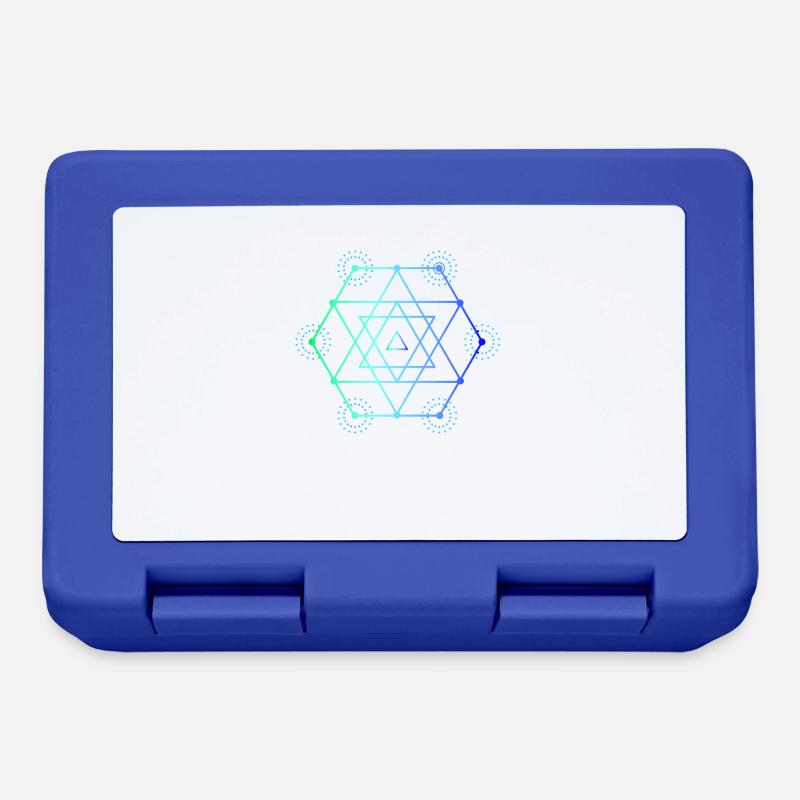 Geometry math math - Lunchbox - royal blue