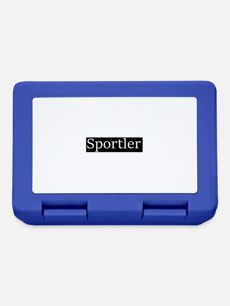 Sportler - Brotdose - Royalblau