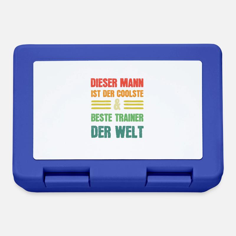 Coolster & Bester Trainer der Welt - Brotdose - Royalblau