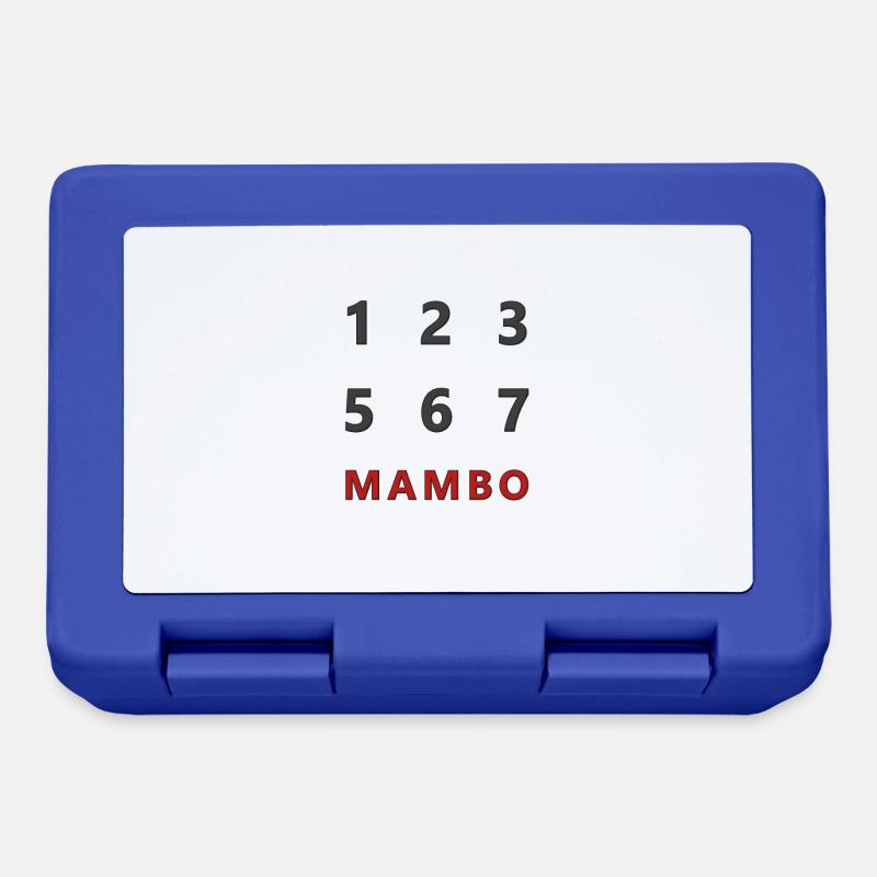 Mambo Count - Lunchbox - royal blue