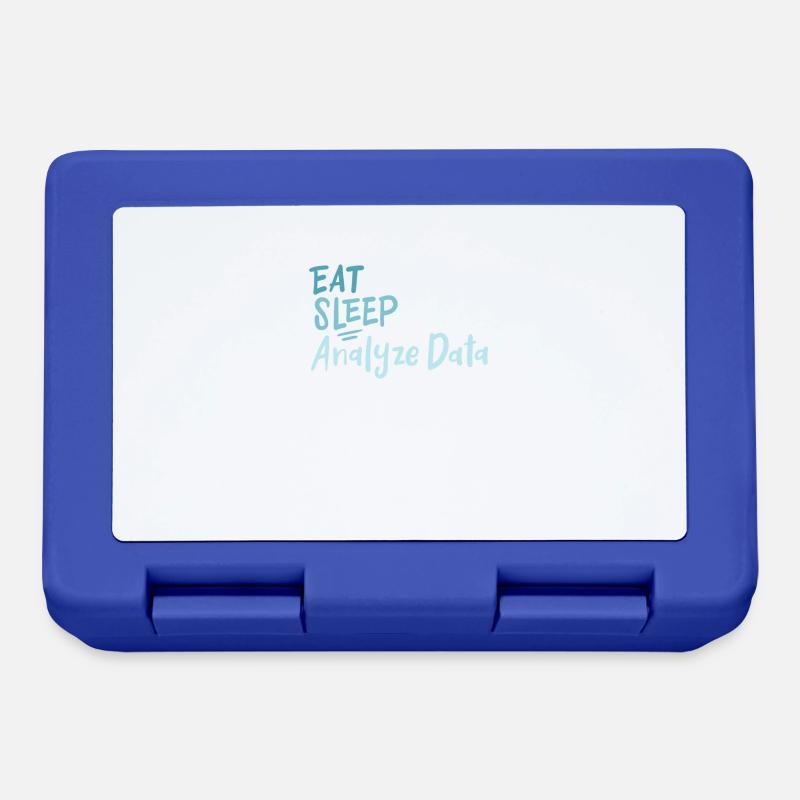 Eat Sleep Analyze Data Repeat - Lunchbox - royal blue