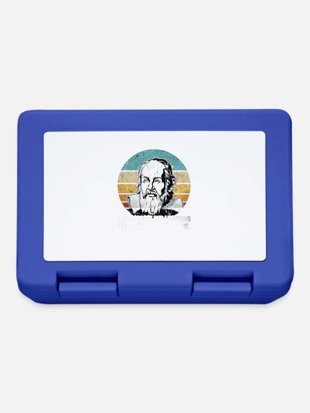 Thunderbolt lightning Galileo Philosoph Physik - Brotdose - Royalblau