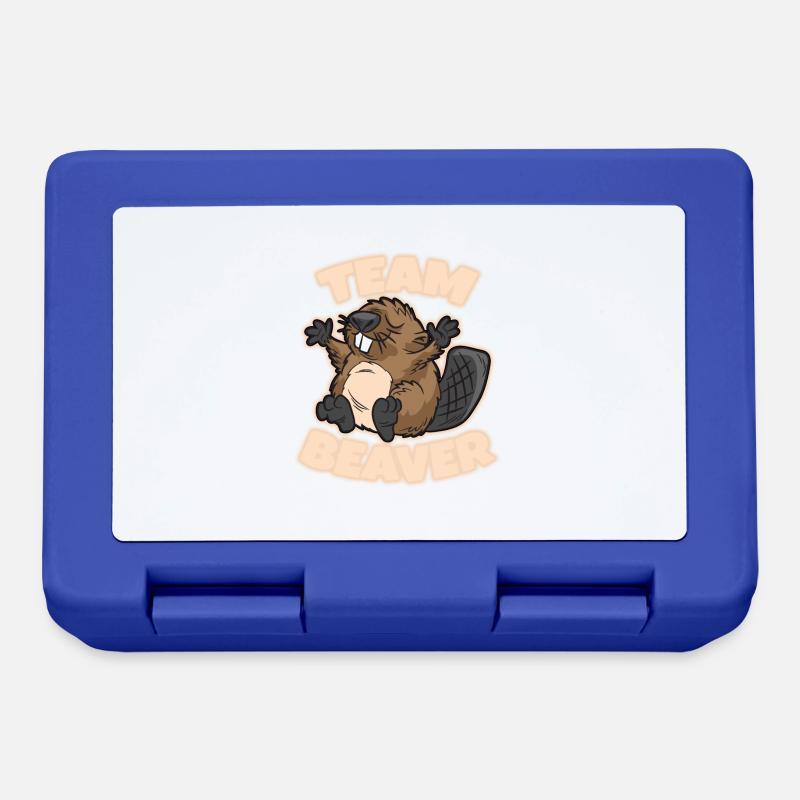 Équipe Beaver - Boîte à goûter - bleu royal