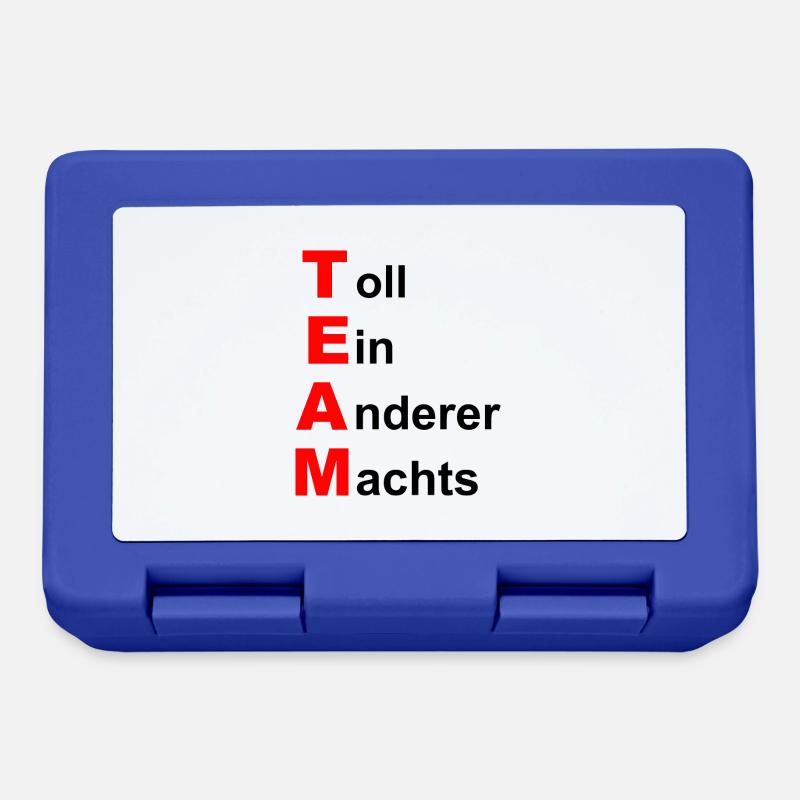 TEAM-TOLL EIN ANDERER MACHTS - Brotdose - Royalblau
