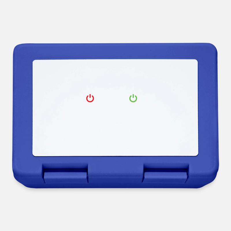 Support Programmer Tech Admin Funny Sayings - Boîte à goûter - bleu royal
