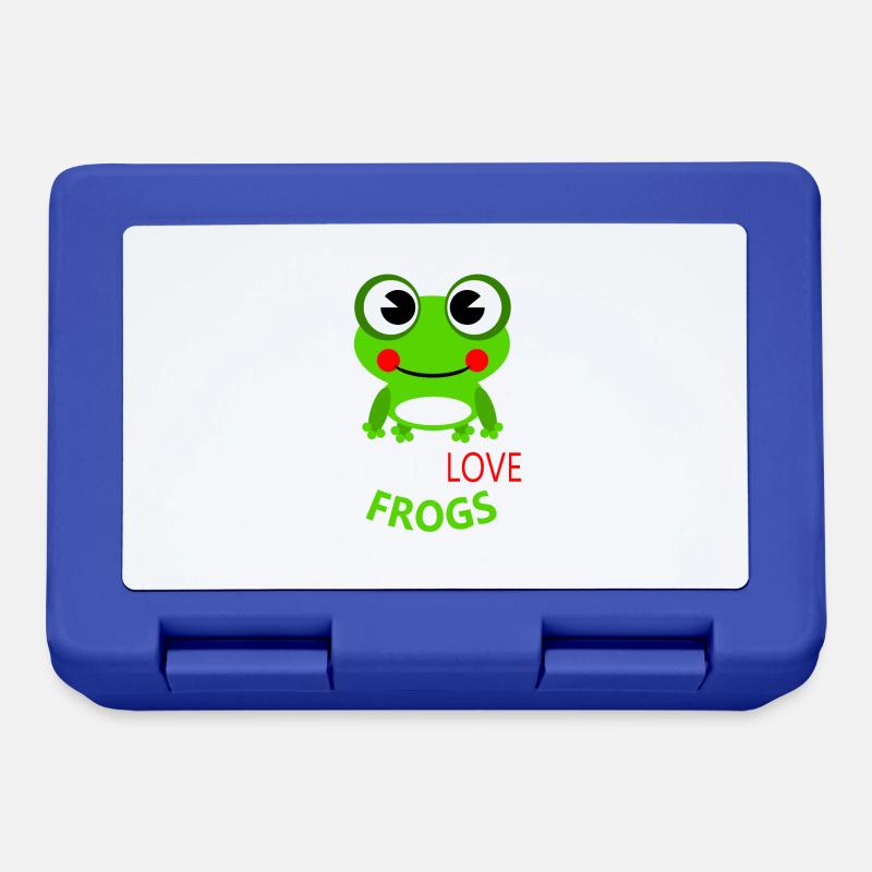 Frog - Boîte à goûter - bleu royal