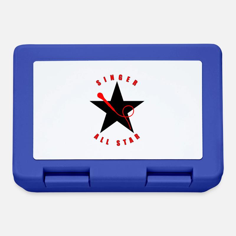 Singer - Singer - Singing - Lunchbox - royal blue
