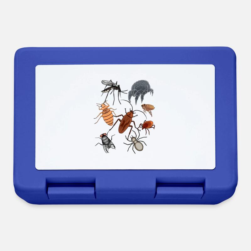 Ravageurs Insectes Animaux de compagnie Vermine - Boîte à goûter - bleu royal