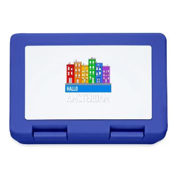 Amsterdam - Brotdose - Royalblau - Vorne