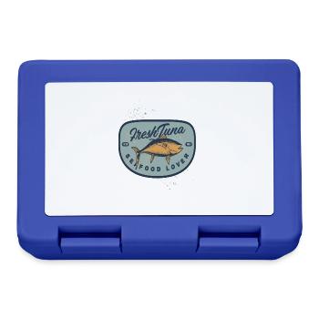 Frischer Thunfisch Tuna Seafood - Brotdose - Royalblau - Vorne