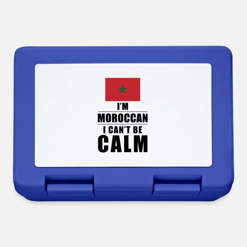 Maroc Cant Keep Calm - Boîte à goûter - bleu royal