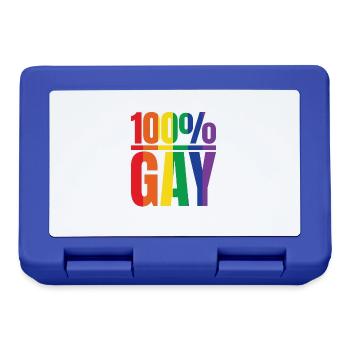 Zertifiziert Gay - Brotdose - Royalblau - Vorne