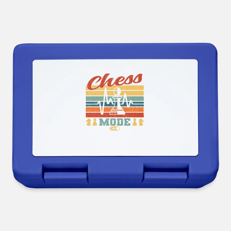 Chess Chess Chess Player Chess - Lunchbox - royal blue