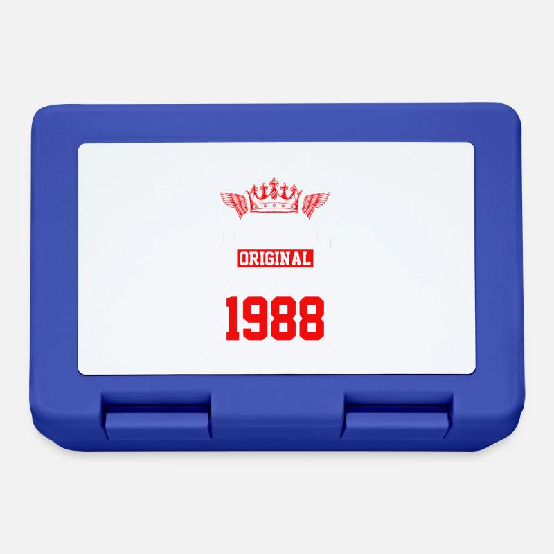 Édition limitée 1988 - Boîte à goûter - bleu royal