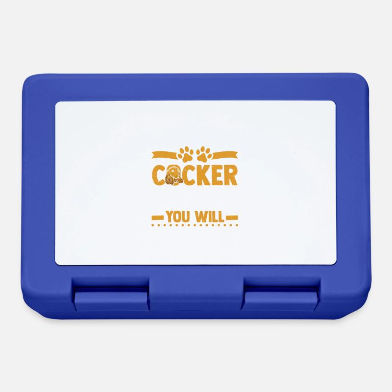 If You Have A Cocker Spaniel You Will Understand - Lunchbox - royal blue