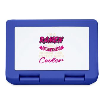 I'm A Ramen Girl Just Like A Normal Girl Funny - Brotdose - Royalblau - Vorne