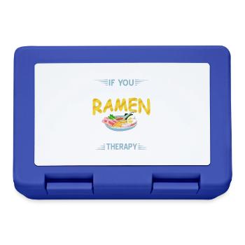 If You Don’t' Like Ramen You Need Therapy Funny - Brotdose - Royalblau - Vorne