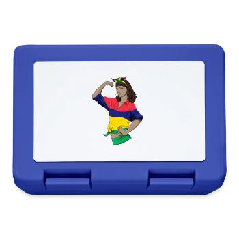 Mauritius Girl Unbreakable Mauritius Heritage - Lunchbox - royal blue - Front