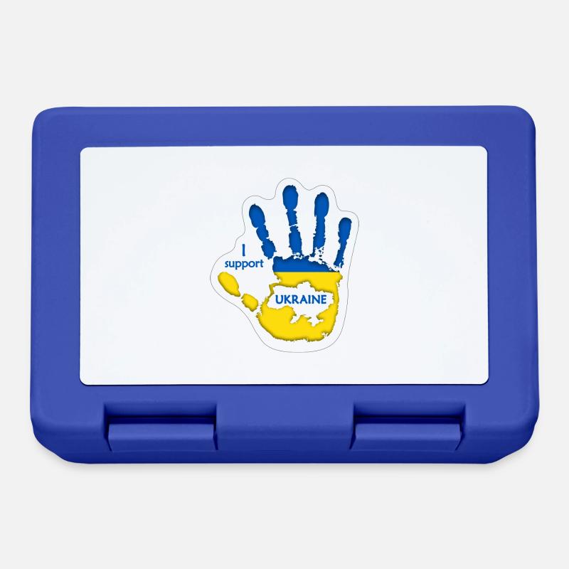 Print I Support ukraine - Lunchbox - royal blue