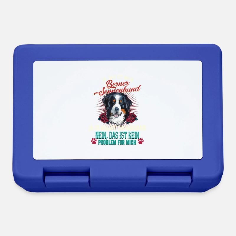 Berner Sennenhund Problem - Brotdose - Royalblau