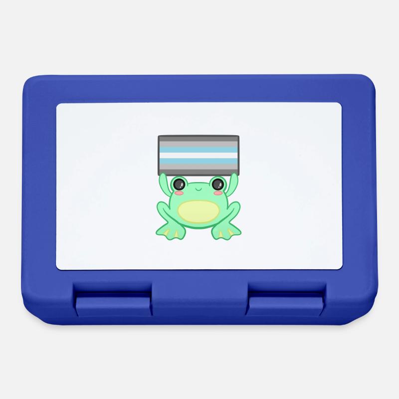 Froggy Demi garçon - Boîte à goûter - bleu royal