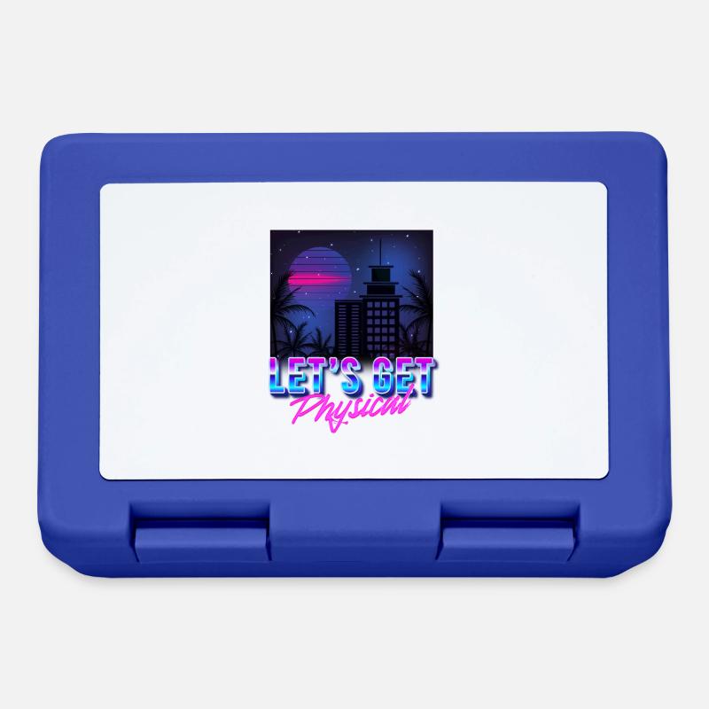 Obtenons l’esthétique Physique Vaporwave - Boîte à goûter - bleu royal