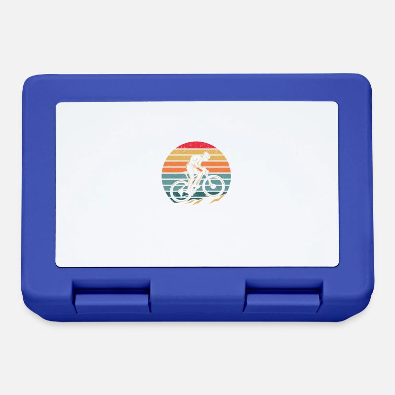 It's Just a Hill Get Over It Funny MTB Mountain - Lunchbox - royal blue