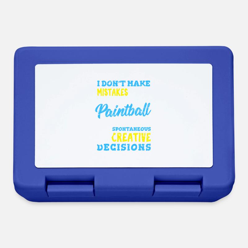 I Don't Make Mistakes When Playing Paintball Funny - Brotdose - Royalblau