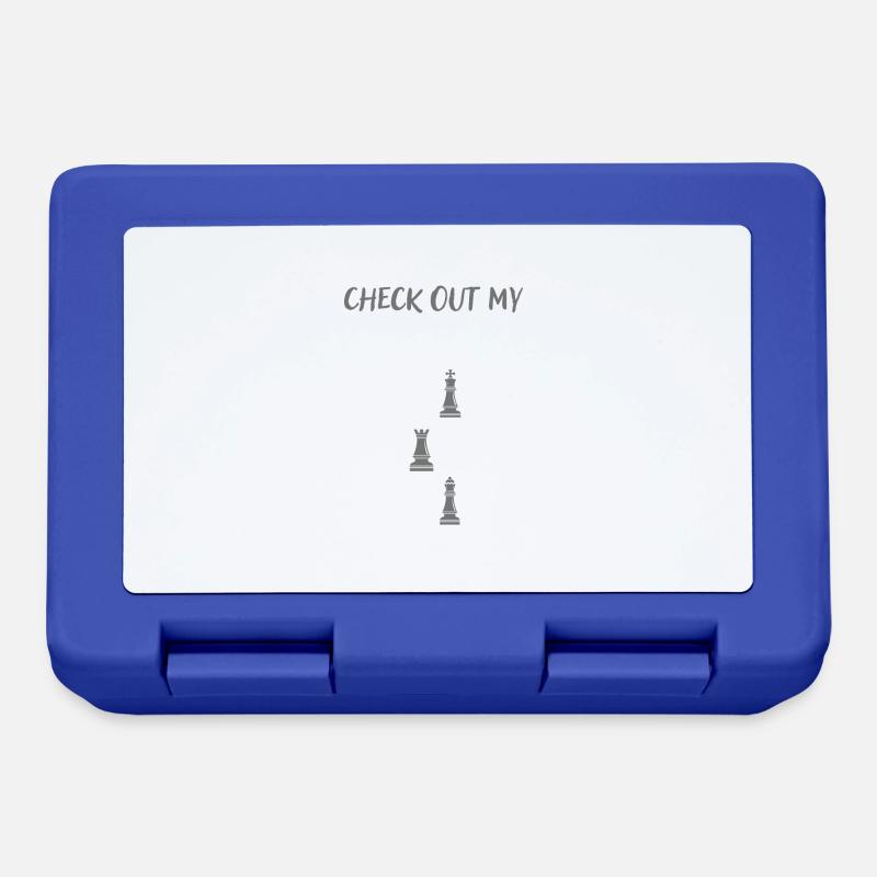 Check Out My Six Pack Chess Gift For Chess Lover - Brotdose - Royalblau