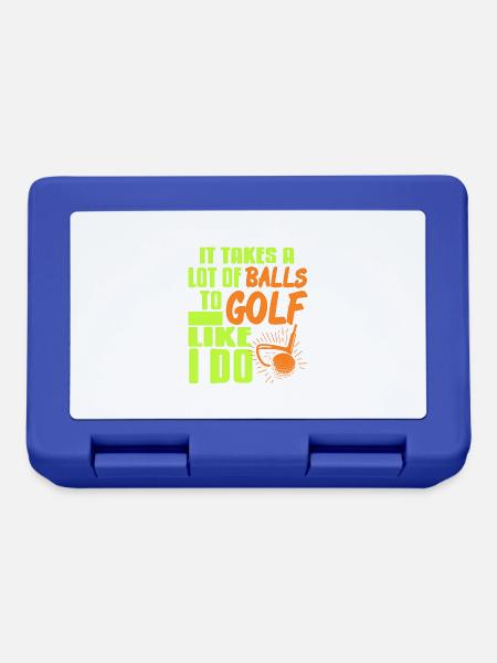 It Takes A Lot Of Balls To Golf Like I Do Funny - Brotdose - Royalblau