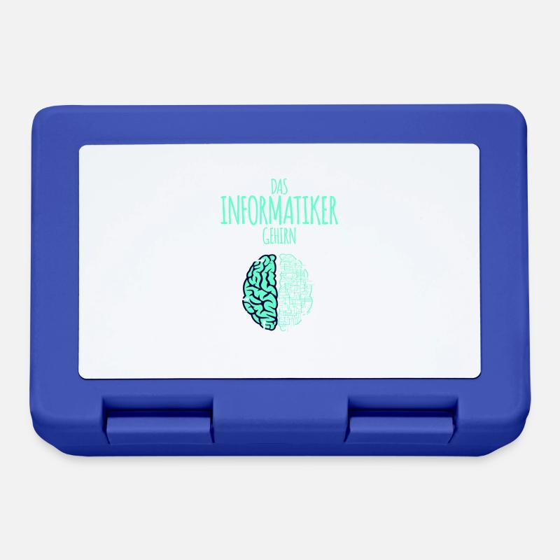 Informatiker Informatik Programmierer Nerd Geek - Brotdose - Royalblau